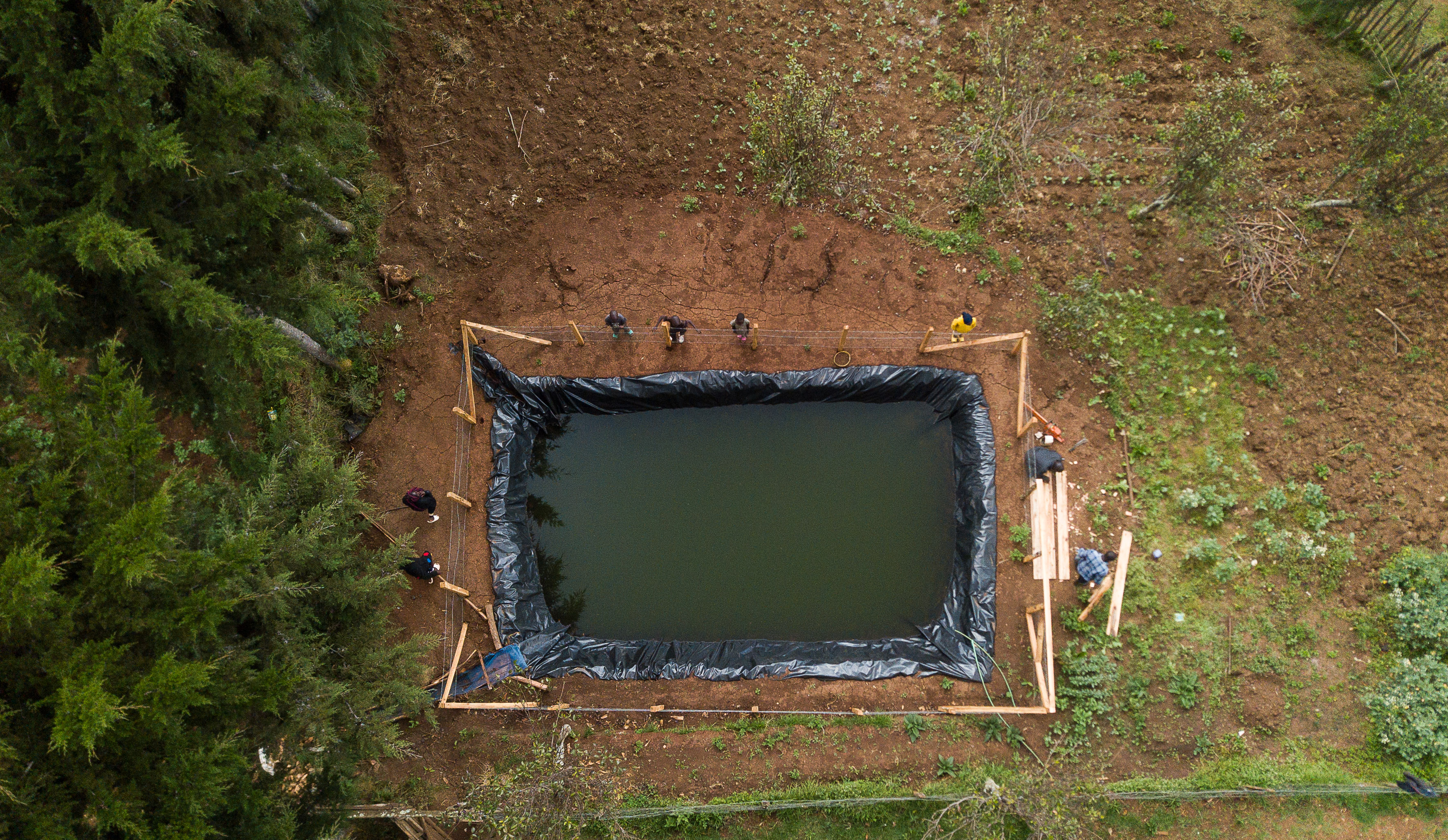 Waterpan aerial view