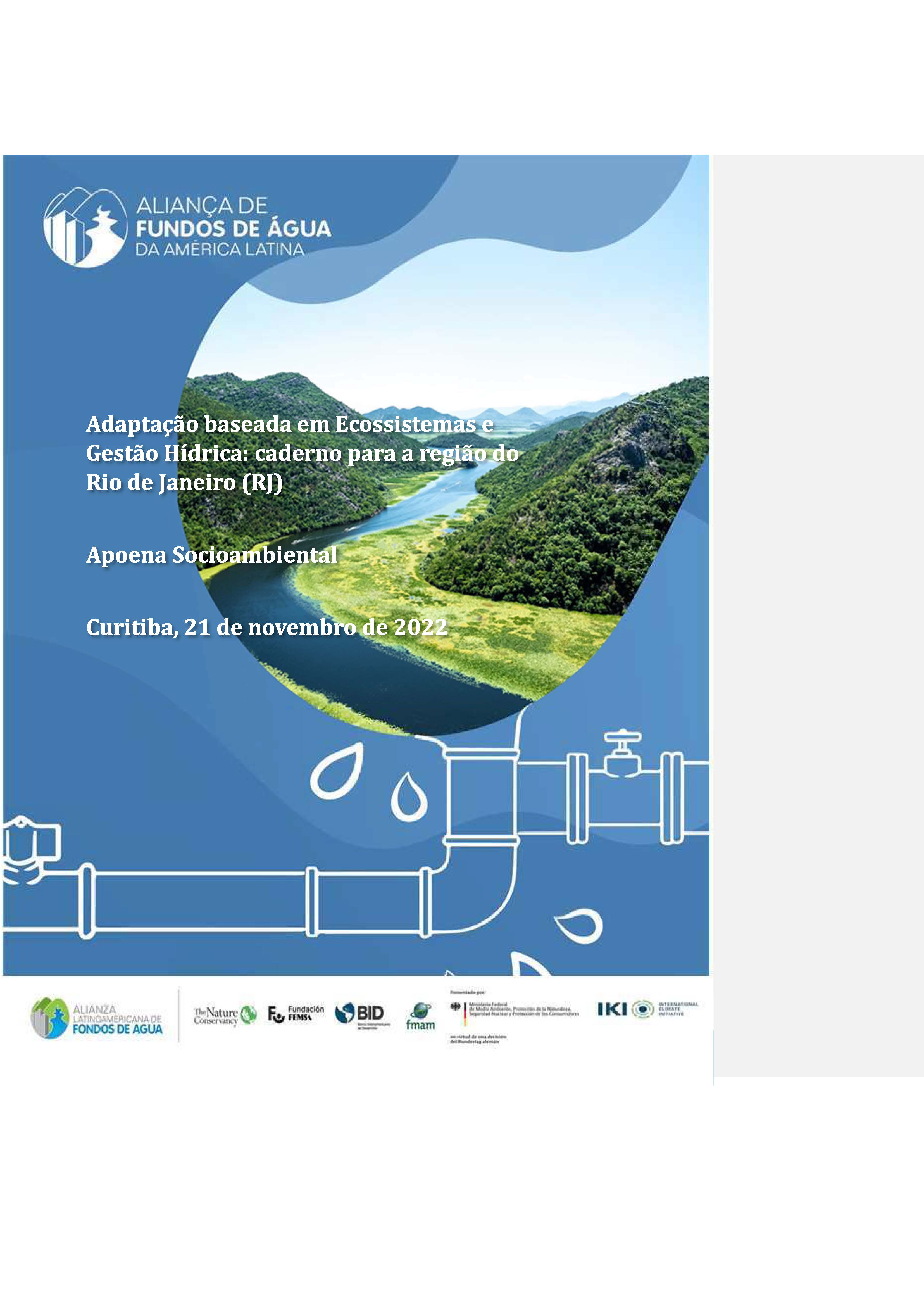 Ecosystem-based adaptation in Water Security:  Rio de Janeiro