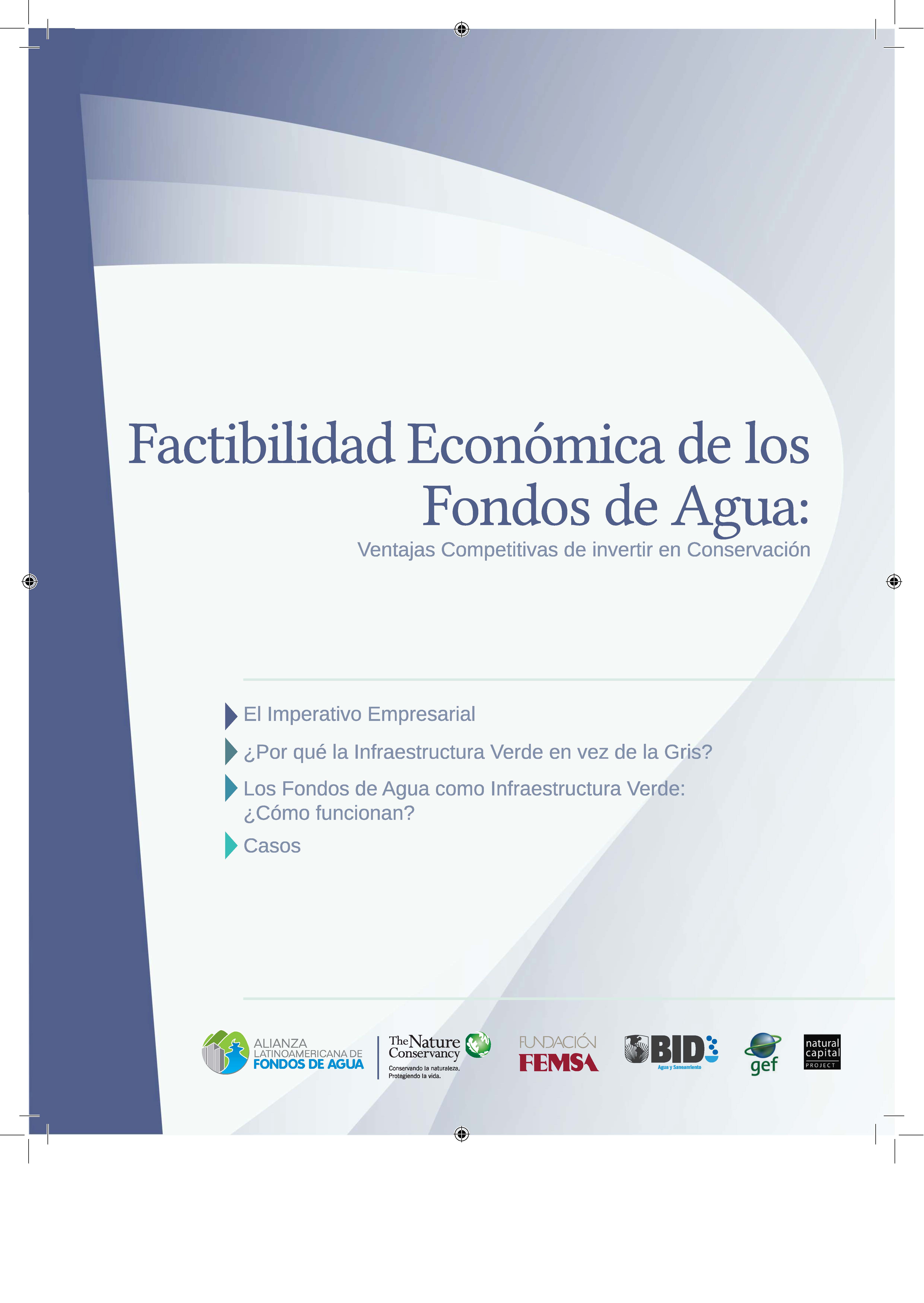 Factibilidad económica de los Fondos de Agua: Ventajas competitivas de invertir en conservación