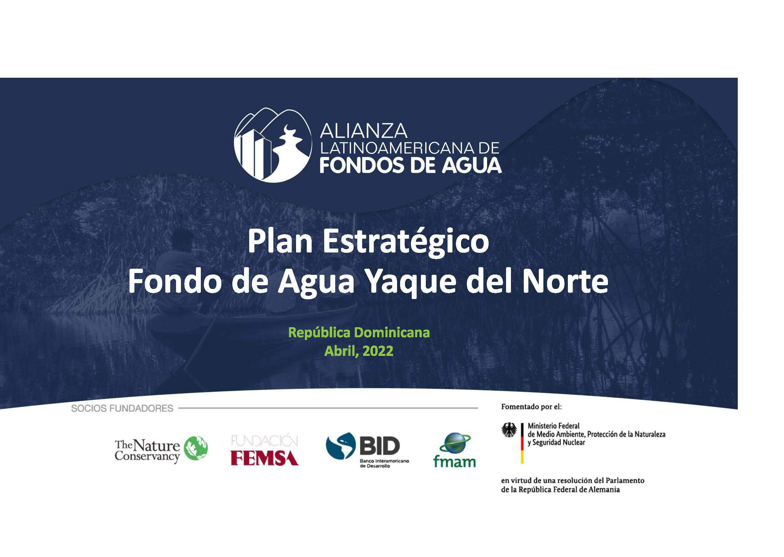 Yaque del Norte Water Fund Strategic Plan 