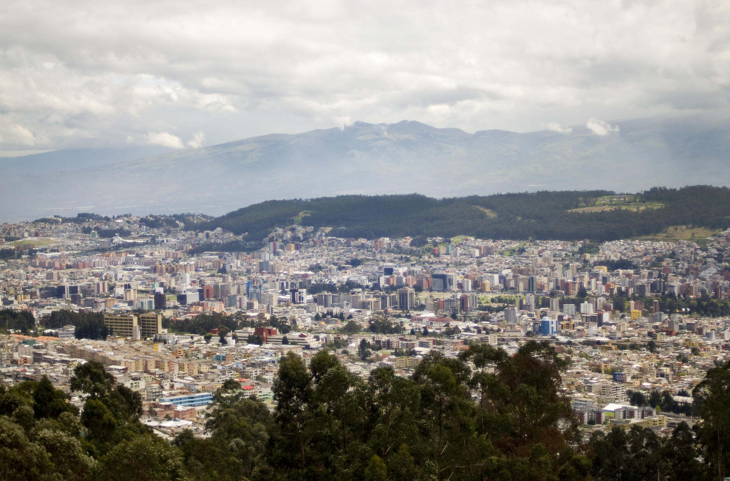 A photo of Quito city